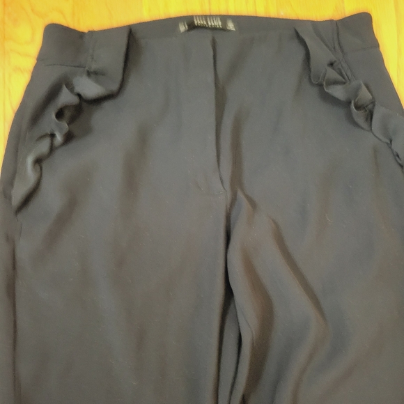 Zara Ruffle Pocket Trouser Pant - Picture 3 of 6